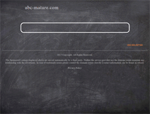 Tablet Screenshot of abc-mature.com